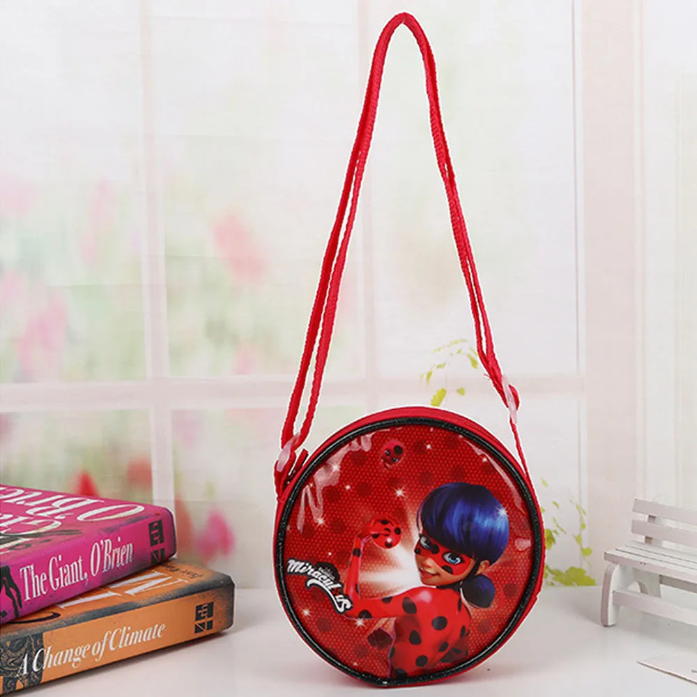 

Cute Children Ladybug Red Bag Cartoon Girl Student Bags For Girls Christmas Gift