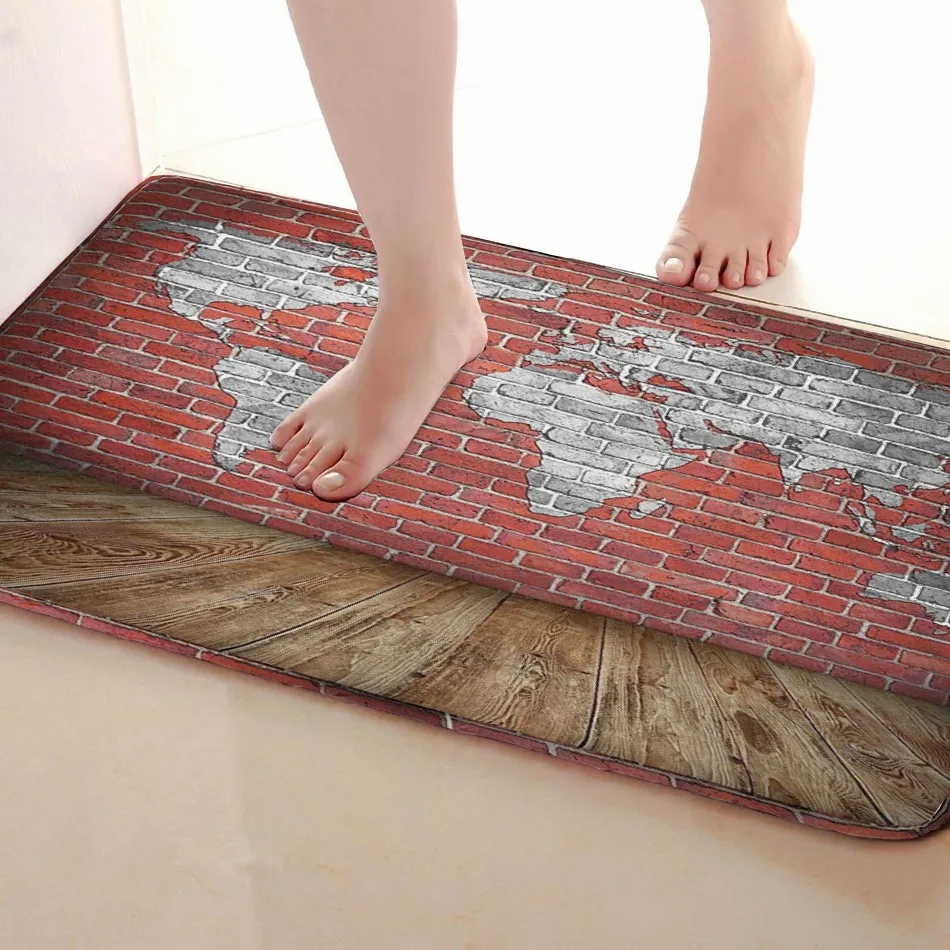 Карта Стиль Коврик для ванной комнаты, смешной Противоскользящий коврик для ванной, занавески для душа s аксессуары, соответствующие вашей душевой занавеске