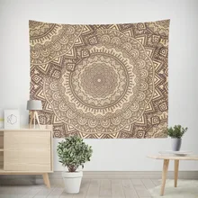 Mandala Polyester Square Tapestry Wall Hanging Carpet Throw Yoga Mat for Home Bedroom Decoration Mandala Polyester Square Tapestry Wall Hanging Carpet Throw Yoga Mat for Home Bedroom Decoration