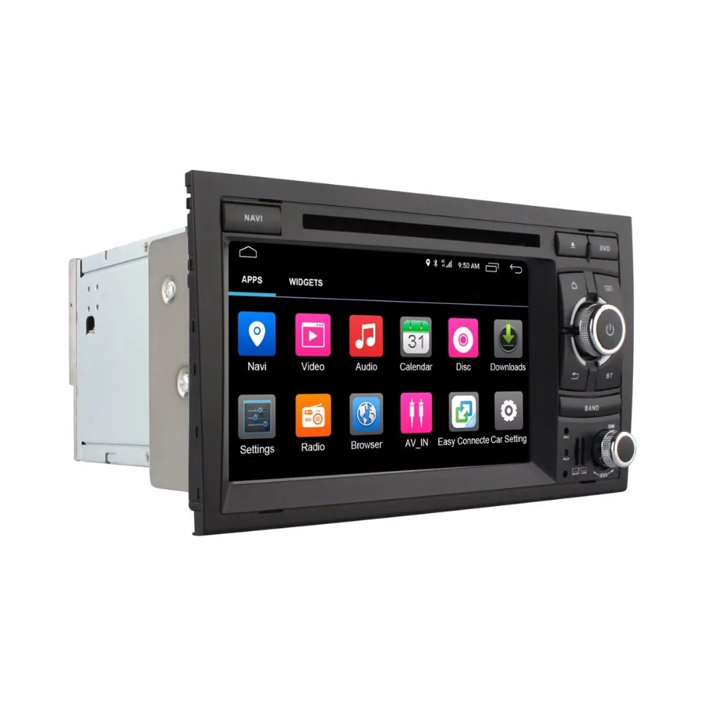 Clearance Car DVD Stereo Radio Player For AUDI A4 2002-2008 SEAT EXEO 2009-2012 Octa 8 Core 2GB RAM Android 6.0 GPS Navigation 4G SIM LTE 3