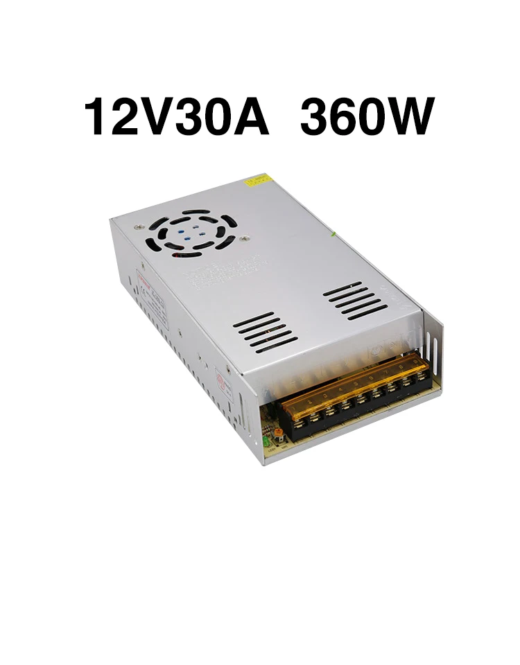 12V30A, 360 Вт, JC-360-12, СВЕТОДИОДНЫЙ Прибор для мониторинга, импульсный источник питания, 3D-принтер