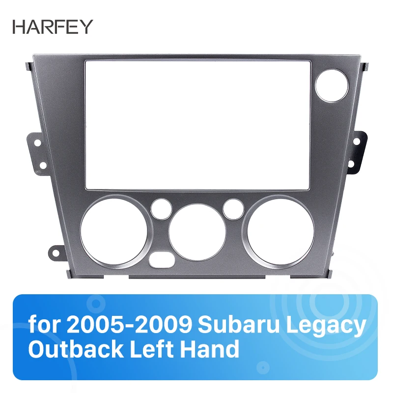 

Harfey Car Radio Frame for 2005 2006 2007 2008 -2009 Subaru Legacy Outback Left Hand Car Dash CD Plate Stereo Fitting Mount Kit