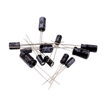 

120pcs 12 values 0.22UF-470UF Aluminum electrolytic capacitor assortment kit set pack