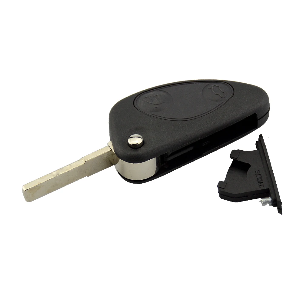 OkeyTech 2/3 Кнопка стиль Замена дистанционный ключ для автомобиля в виде ракушки для Alfa Romeo 147/156/166 GT флип складывающийся чехол для ключей Микро Переключатель