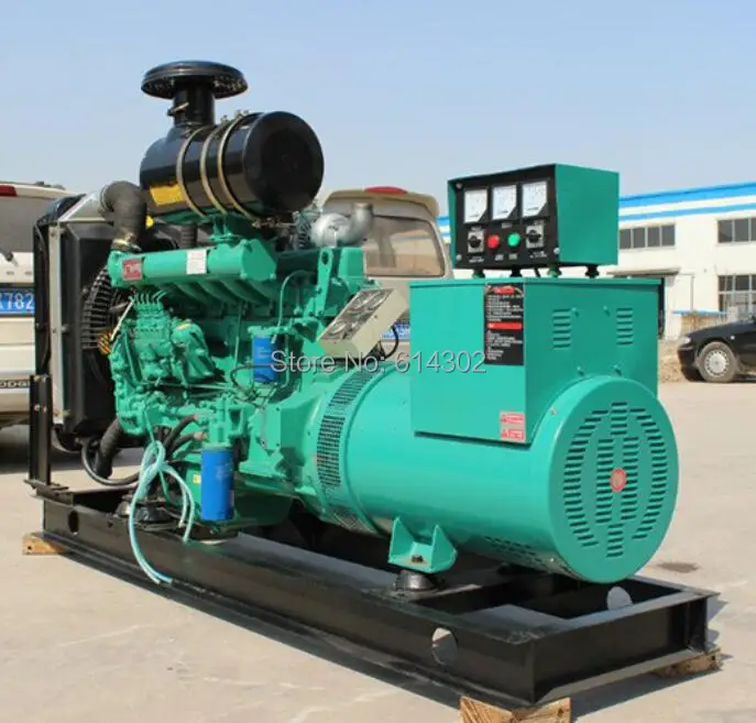 Weifang Ricardo 100 кВт/125 ква дизельный генератор с щеткой генератор и базовый топливный бак от поставщика alibaba Китай