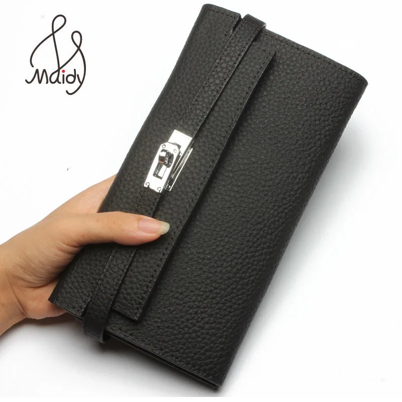 Luxury Women Famous Real Cowhide Leather Hasp Handbags High Quality Envelope Clutches Messenger Bags Clutch Wallets Brands Maidy