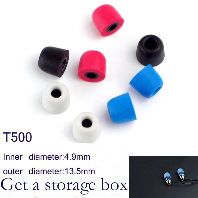 10 pair Comply T500 Earphone tips Memory Foam Sponge ear pads for