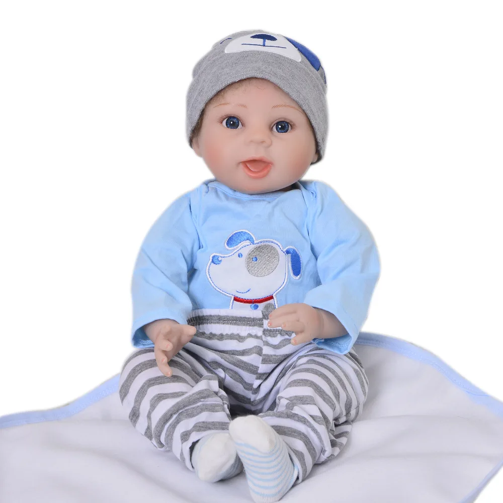 

Bebe reborn boy baby dolls 22inch 55cm soft silicone reborn baby dolls for child gift newborn baby alive l.o.l dolls