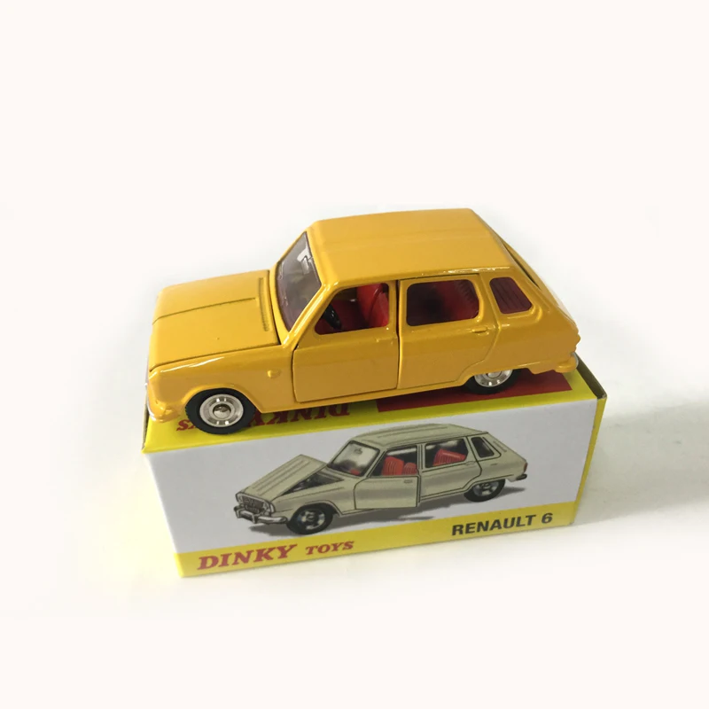 Rare Dinky Toys car models 1:43 1416 Renault 6 Alloy ...