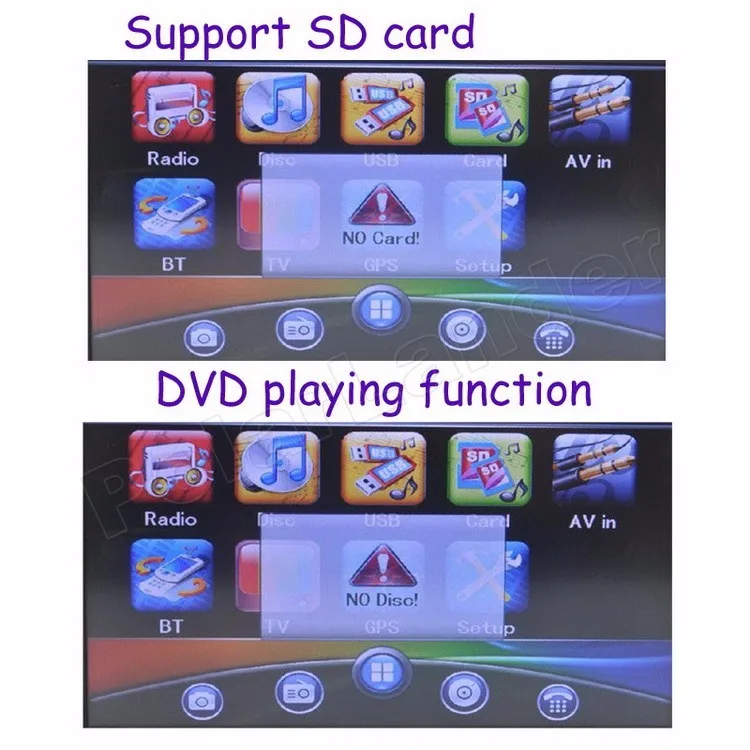 Flash Deal Support AM FM RDS 2 DIN Car DVD Player MP4 MP5 Touch Screen Bluetooth TF Auxin 6.95