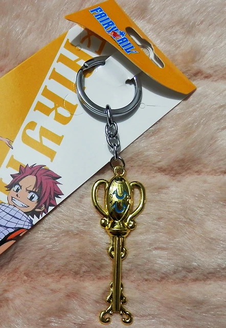 卸売アニメフェアリーテイルルーシーキーホルダー12宮殿星座水瓶座武器ペンダントギフトキーホルダー武器アクセサリー Weapon Pendant Keychain Weaponkeychain Accessories Aliexpress
