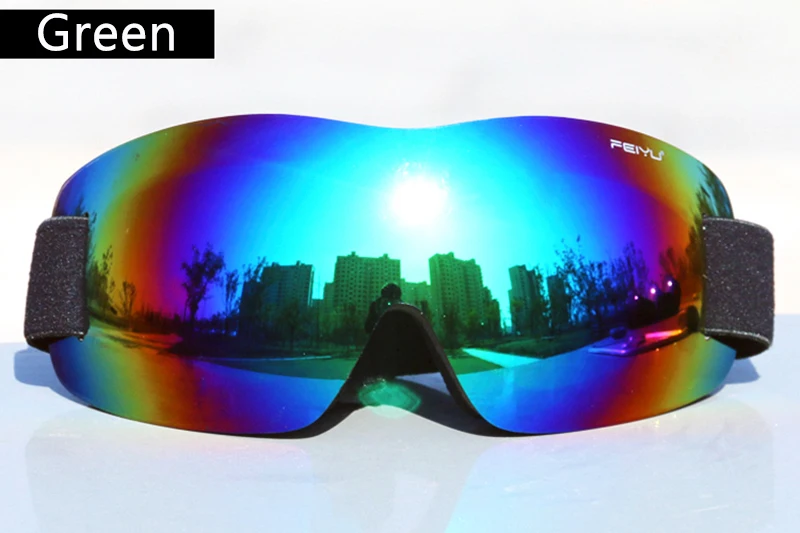 Мужские и женские HD Лыжные очки UV400 противотуманные лыжные очки зимние ветрозащитные очки для сноуборда лыжные очки для сноуборда