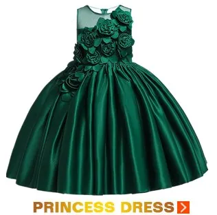 Вечернее платье для девочек; коллекция года; летние детские элегантные свадебные платья без рукавов с цветочной вышивкой для девочек; платье принцессы
