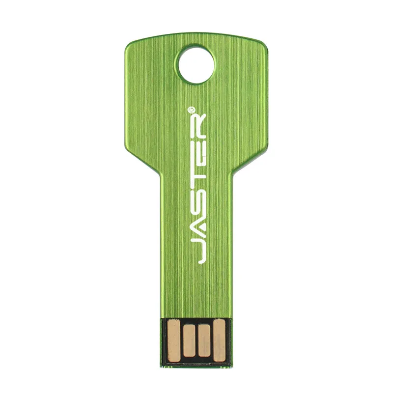 JASTER USB флэш-накопитель 64 Гб металлический ключ Флешка 64 Гб Водонепроницаемый флеш-накопитель USB 2,0 USB Флешка карта памяти USB флеш-накопитель на заказ металл - Цвет: B