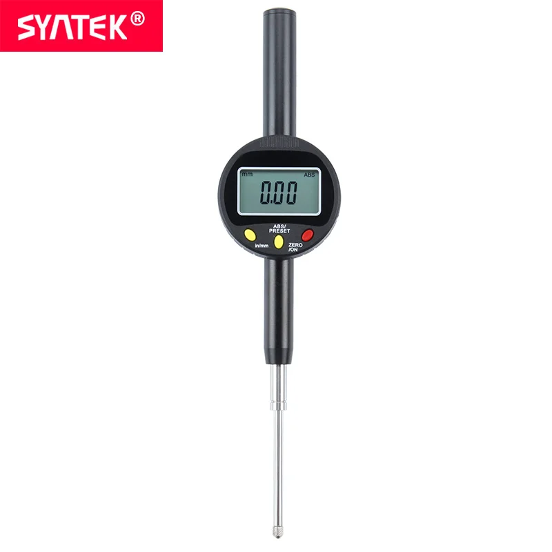 

Syntek High quality Electronic Digital dial indicator 0.01mm Digital dial Gauge Metric/Inch Range 0-50.8mm/2inch