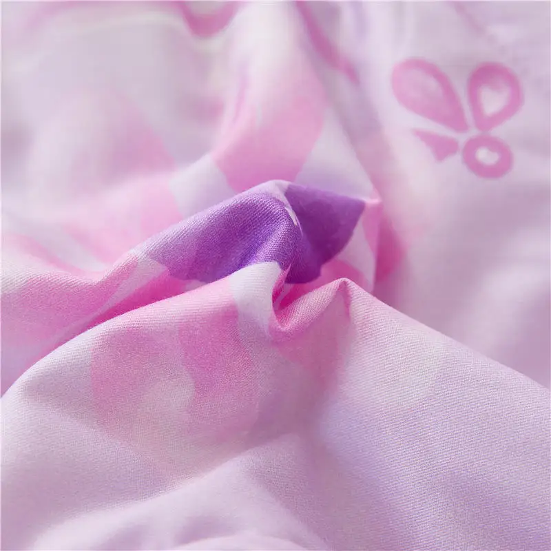 Фиолетовое тонкое стеганое одеяло принцессы Софии с 3d рисунком Диснея, летнее стеганое одеяло, хлопковое покрывало для девочек, декор в спальню, мягкое одеяло, подарок для мальчиков и детей