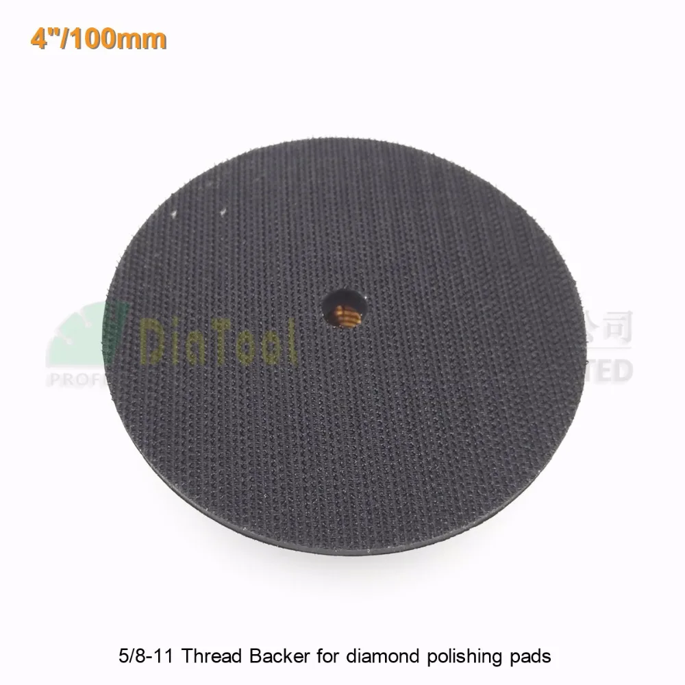 5/8-11 thread 4 inches Rubber backer Diameter 100MM back pads for polishing pads sanding discs