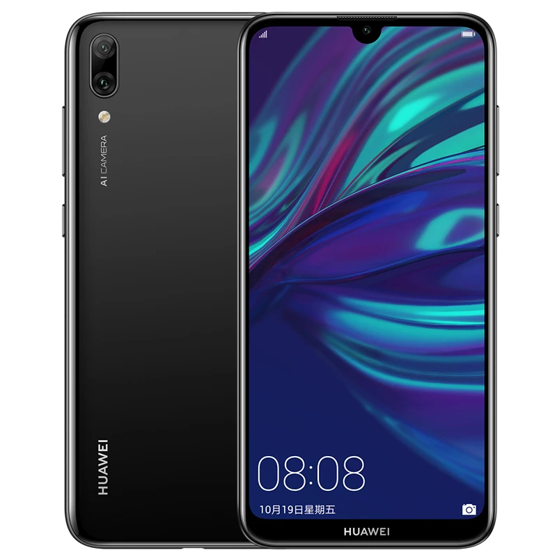  global rom Huawe Enjoy 9 Y7 2019 6.26 inch 1520*720P mobile phone Snapdragon 450 Octa core Dual Rea
