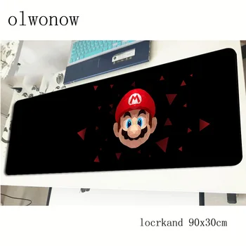

Mario mouse pad 900x300x3mm High quality mousepads best gaming mousepad gamer big personalized mouse pads keyboard pc pad