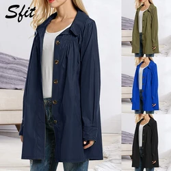 Sfit Women's Raincoat Lightweight Waterproof Outdoor Hooded Long Rain Jacket Windbreaker Fishing Sports Camping Hiking Jackets Sfit Women's Raincoat Lightweight Waterproof Outdoor Hooded Long Rain Jacket Windbreaker Fishing Sports Camping Hiking Jackets