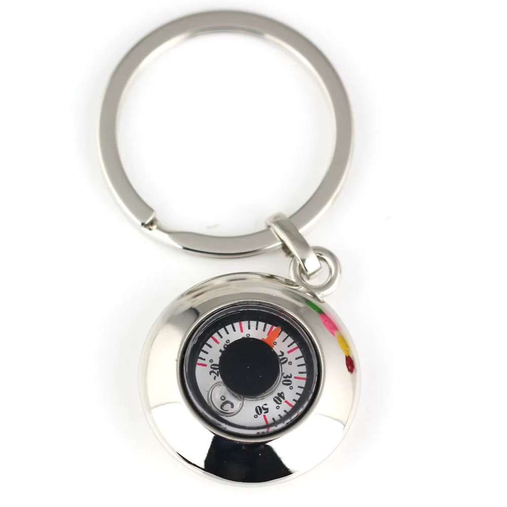 Практический термометр брелок для ключей полезный термограф брелок, брелки высокого качества инструменты chaviro llaveros hombre