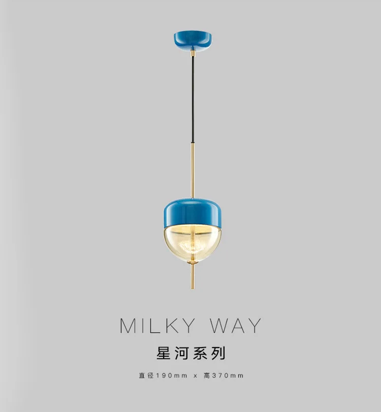 Пост современный Золотой Синий капли воды, стекло подвесной светильник ресторан светильники для ресторана дизайнер одинарный подвесной