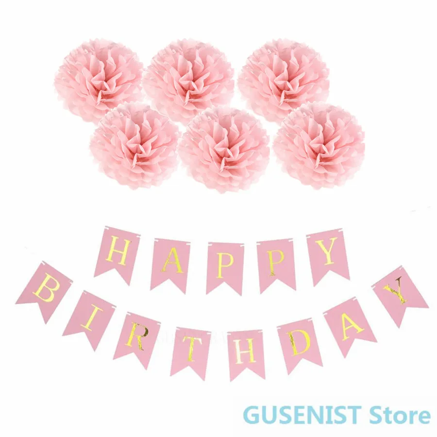 Wedding Decoration Paper Tissue Tassel Hanging Garland Birthday Party