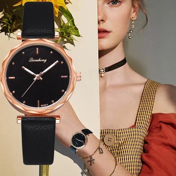 

Ladies Watch 2018 New Casual Fashion Quartz Watch Starry Sky Multicolor Leather Wristwatch Simple Designer Women Clock Orologio
