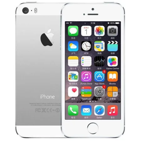 Unlocked Apple iphone 16GB 32GB ROM IOS 5s Sliver GPS GPRS A7 IPS LTE Refurbished