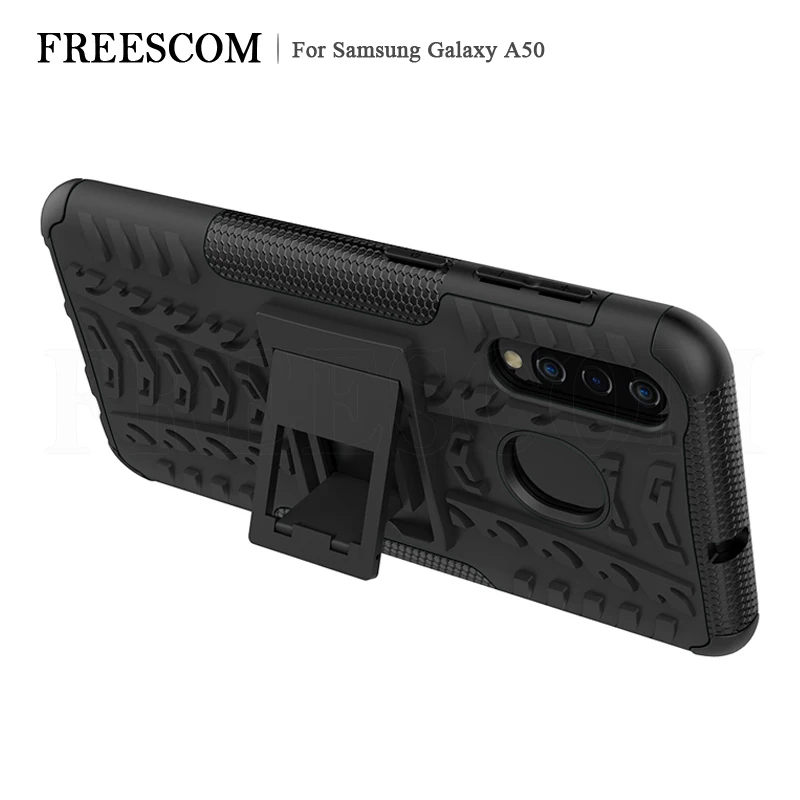 

Shockproof Rubber PC+TPU Hybrid Case Cover For Samsung Galaxy A50
