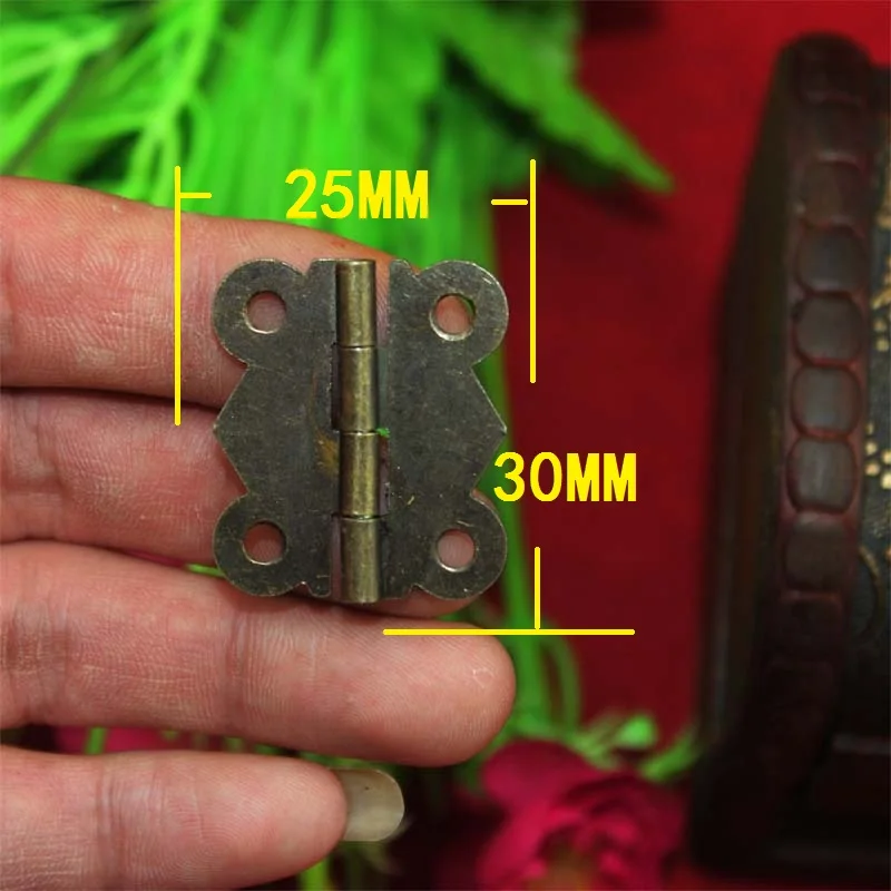 Bronze-Tone-Metal-Hinge-Cabinet-Door-Hinge-4-Holes-Butterfly-Antique-Vintage-Butterfly-Hinge-With-Screws (3)