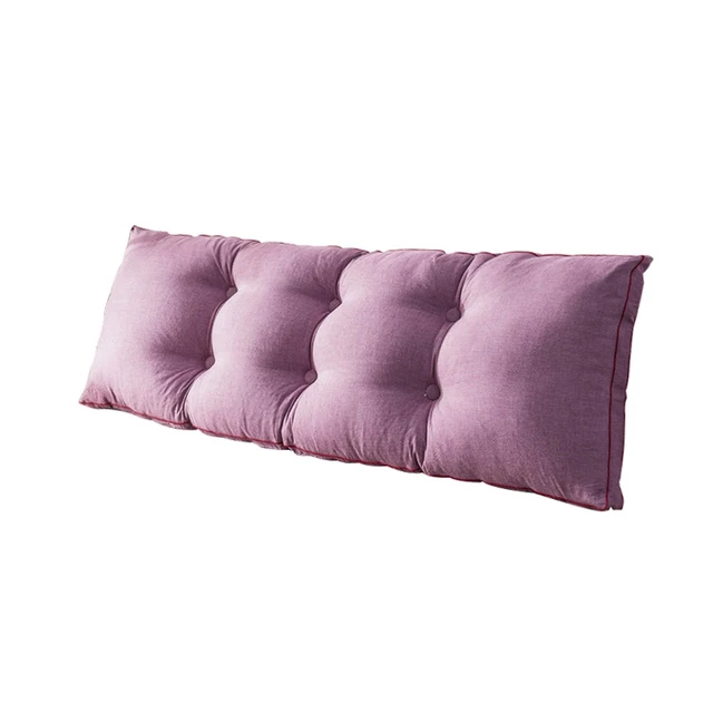 Soft Long Cushion Cotton Bedside Cushions Breathable Bed Pillow