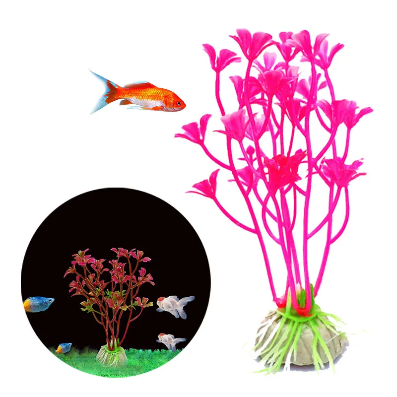 

1pc Multi-Styles Simulation Artificial Water Grass Decor Aquarium Decorations Fake Plant Fish Tank Landscaping Drop Shipping