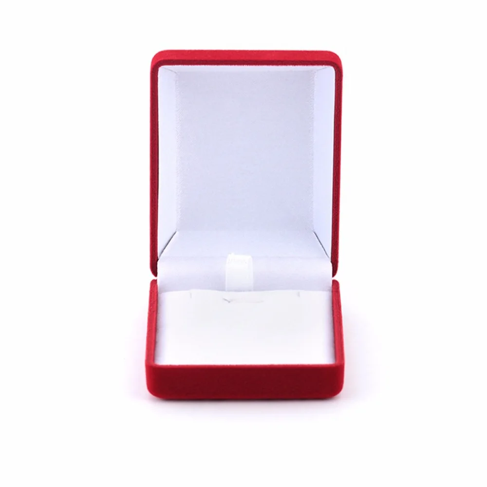Винтажный держатель для ювелирных изделий, коробка для хранения, Shellhard, красный бархат, свадебное кольцо, серьги, ожерелье, модные ювелирные изделия, чехлы
