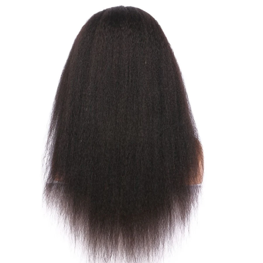 kinky straight wig human hair wigs (3)