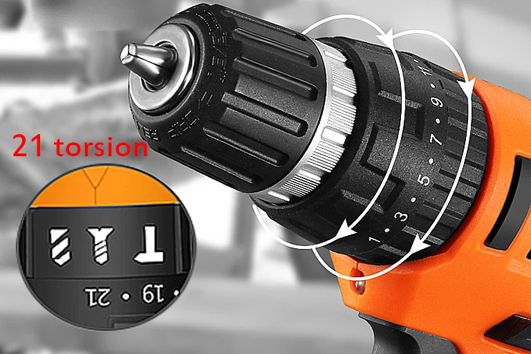 LOMVUM 20 в Беспроводная портативная ударная электрическая дрель Регулируемая скорость перфоратор отвертка мини электрический инструмент литиевая батарея