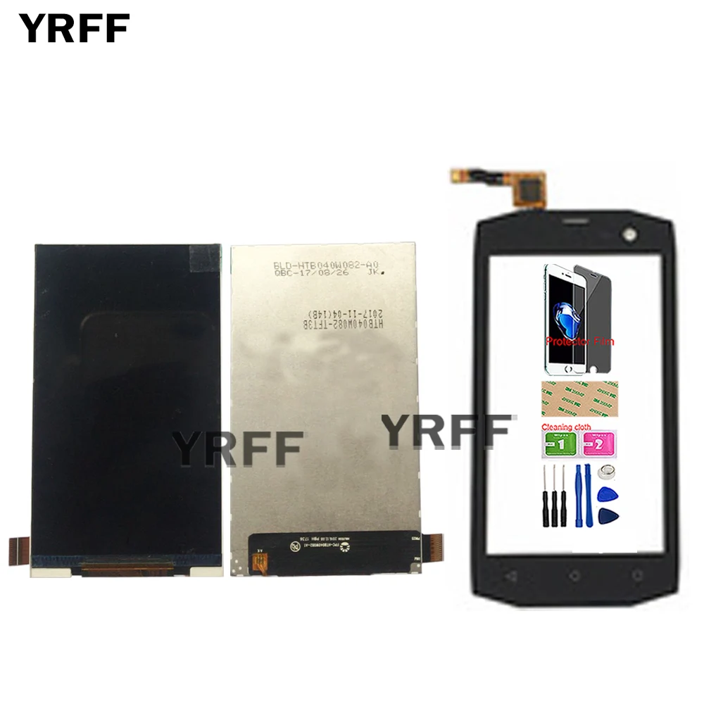 Mobile LCD Display For Vertex Impress Action LCD Display Touch Screen Digitizer Panel Tools 3M