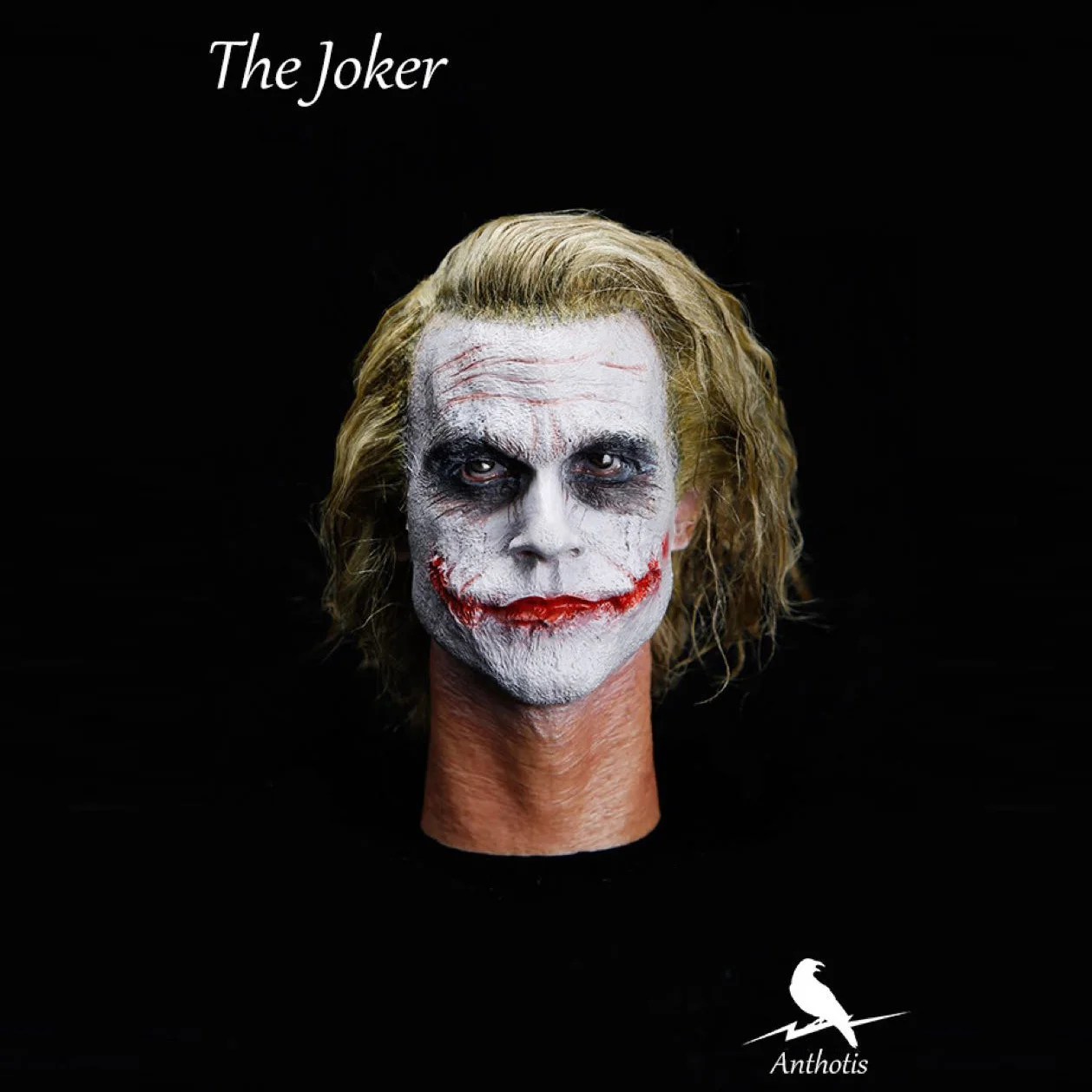 

New MJ12 1/6 Scale Master Edition Clown Head Carving Joker Heath Ledger Head Shape for 12" Action Figure Dolls Toys