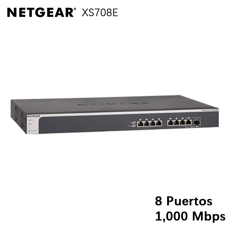 

Netgear XS708E Managed L2 10G Ethernet (100/1000/10000) Rack Mount