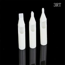 3RT Новые 50 шт Профессиональные татуировки Советы стерильные пластиковые одноразовые татуировки Советы белые насадки на тюбик для иглы татуировки машины
