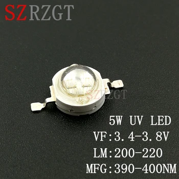 

10pcs 5W Light 2 Chips 5W led UV Diode 390-400NM high power UV lamp PCB