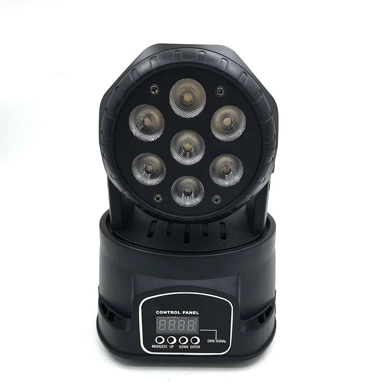 

YA Yao Mini RGBW 150W Led Stage Lamp DJ KTV Disco Laser Party Lights Sound Club Pub Home Light Effect Moving Head Stage Light