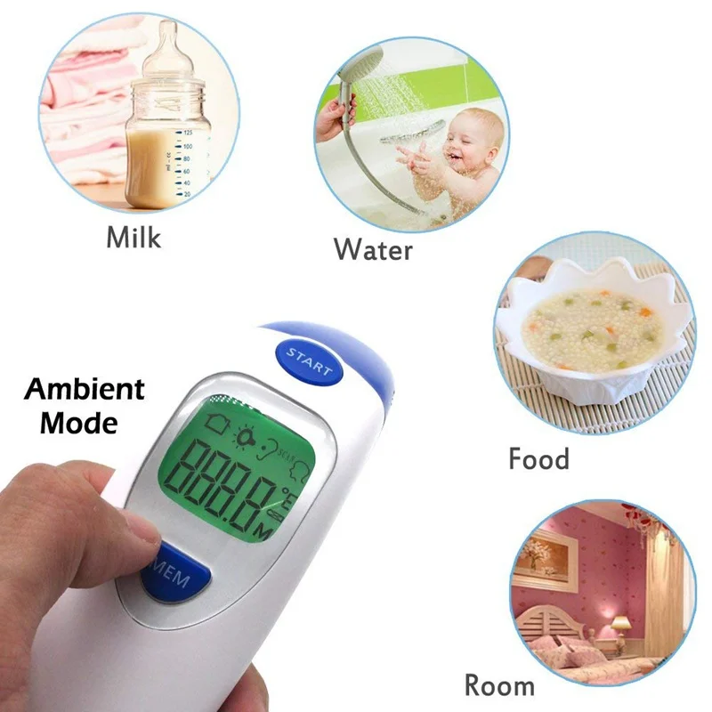 Детский инфракрасный термометр, ушной лоб, электронный, для взрослых, для тела, Цифровой температурный пистолет, FDA, высокоточный измерительный прибор
