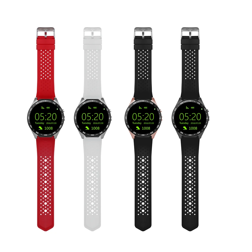  EXRIZU KW88 Android 5.1 OS Smartwatch Phone 3G GPS WIFI 1.39