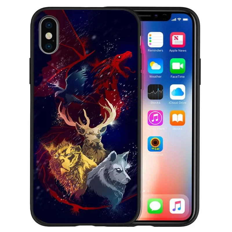 Игра Престолов Дейенерис Дракон Джон Сноу для iPhone X XR XS Max 5 5S SE 6 6S 7 8 Plus чехол для телефона Funda Coque Etui capa