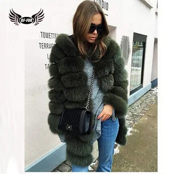 

Where Is My Mind Womens Coats 2018 Winter Thick Warm Real Fur Fox Coat Slim Loose Clothing Oversized Outerwear Good Quality