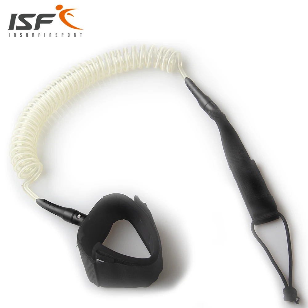 white surf leashes/leg rope/sup coil leashin Surfing from Sports