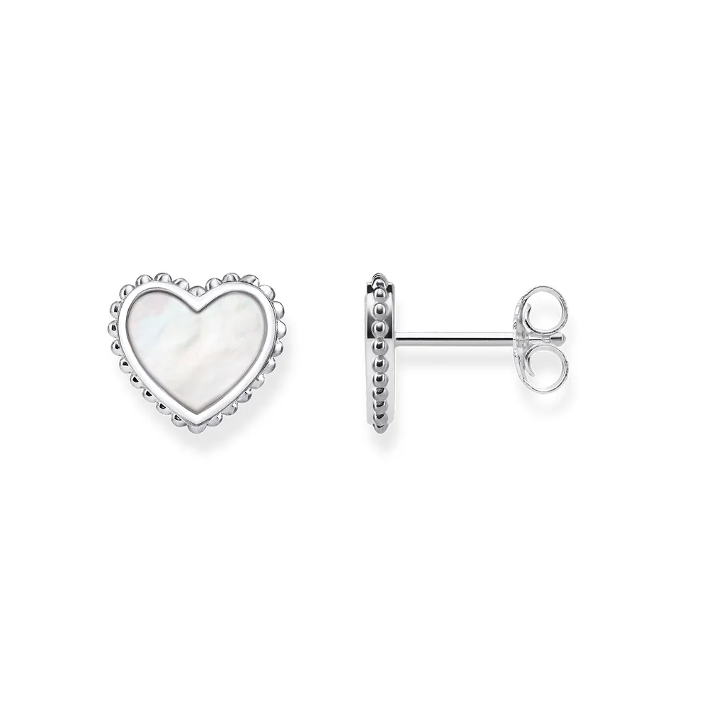 

Love Heart Shell Stud Earrings,2019 Spring New 925 Sterling Silver Glam High Quality Fashion Jewelry Gift For Women Girl Bijoux
