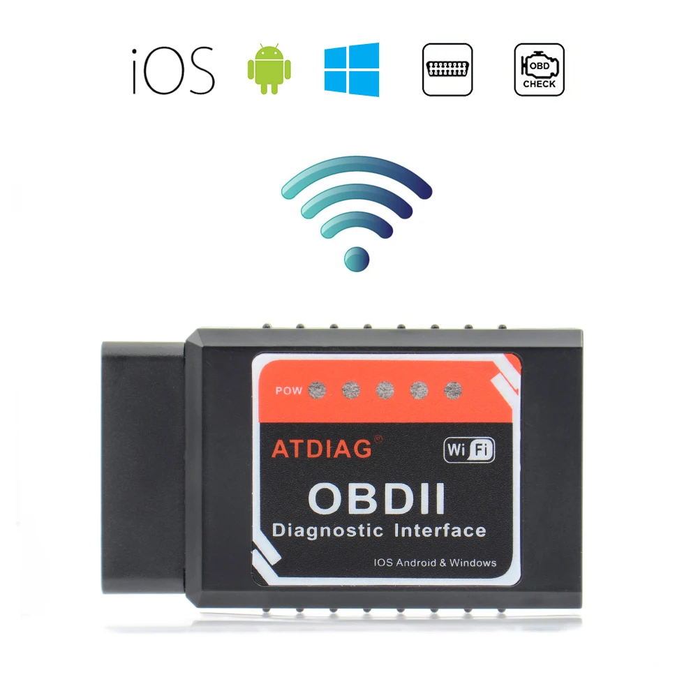 25K80 ATDIAG PIC18F25K80 Super Mini ELM327 V1.5 Wifi OBD2 obd2 считыватель кодов ELM 327 Bluetooth Wi Fi Android/IOS|super mini