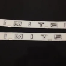 Chrome Limited сзади эмблемы Логотип Письмо высота 3 см-50 шт